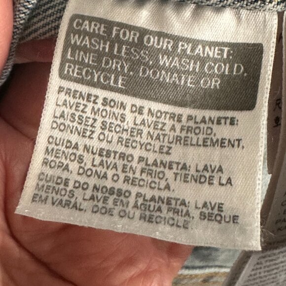 Levi’s Blue Denim Trucker Jacket Men’s Size Large Excellent Condition - Picture 7 of 7